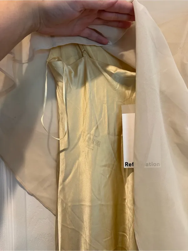 Reformation Lilibeth Silk Dress - Image 7