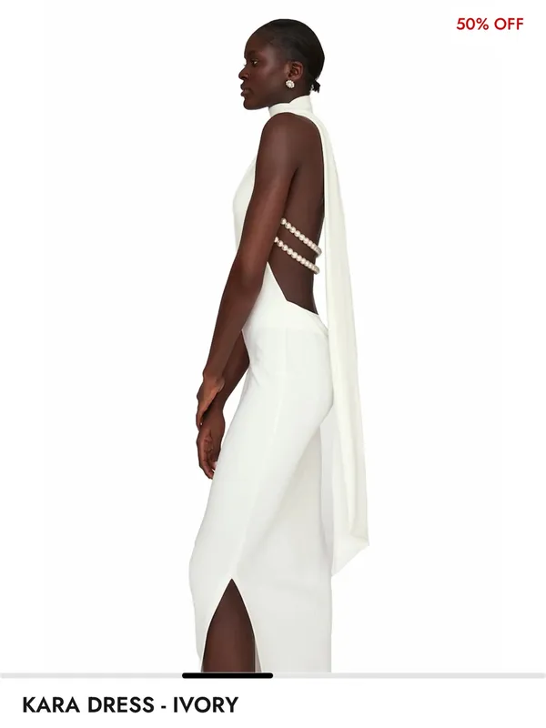 Khanums Kara dress White - Image 3