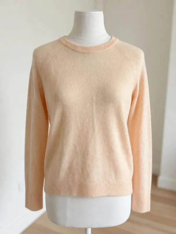 LOFT Soft Peach Crewneck Sweater - Image 2