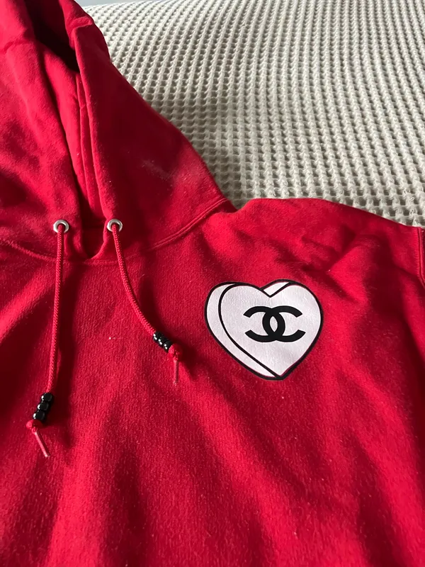 Red heart hoodie #heart #luxury - Image 2