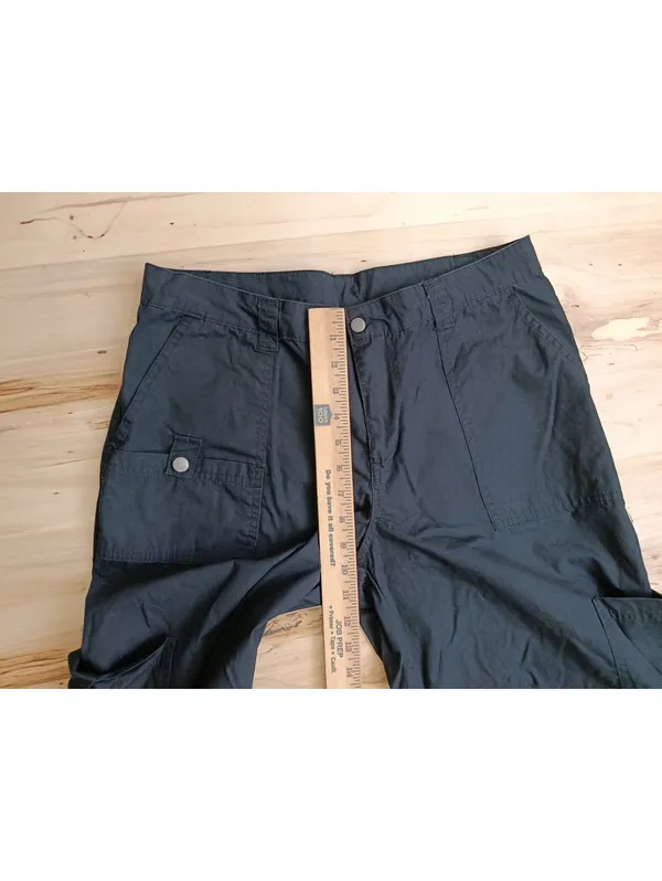 Wild Fable Black Cargo Pants Womens Medium M Parachute Baggy Utility Y2K - Image 10