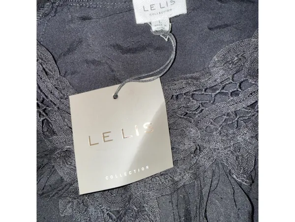 Le lis Black ruffle set with lace trim #ruffles #matching - Image 4