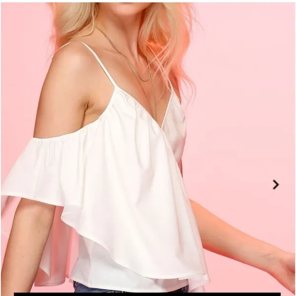 Line‎ & Dot Revolve Marlien Asymmetrical Top Size Small - Image 2