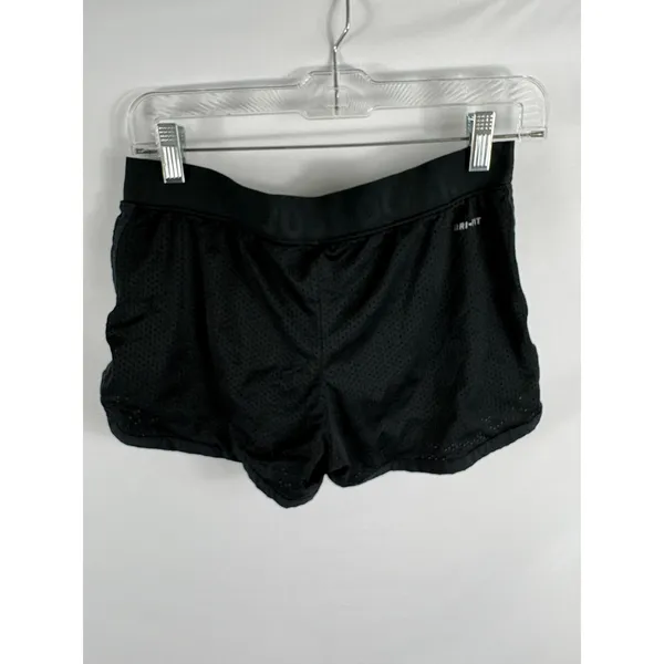 Nike Dri Fit Black Mesh Shorts Size Small - Image 3