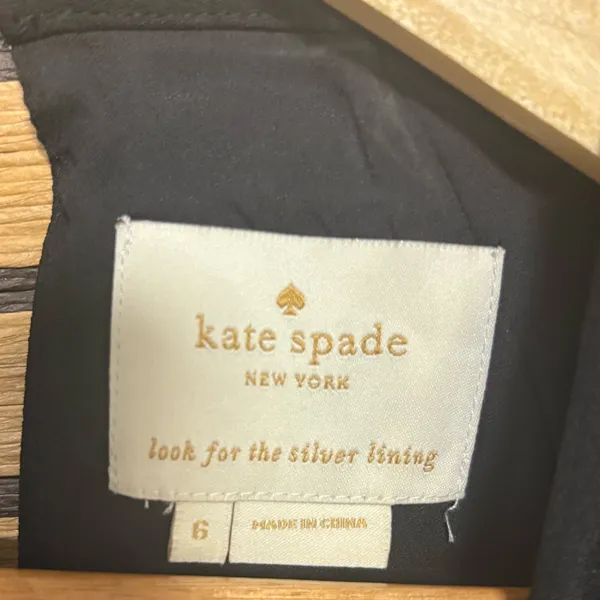 Kate Spade‎ Black Dress Size 6 - Image 7
