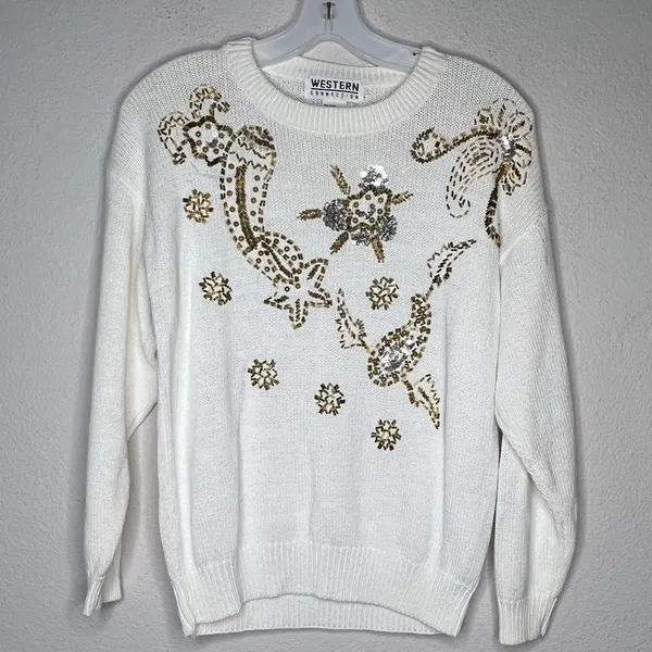 Vintage Western‎ Connection Sweater Silver - Image 5