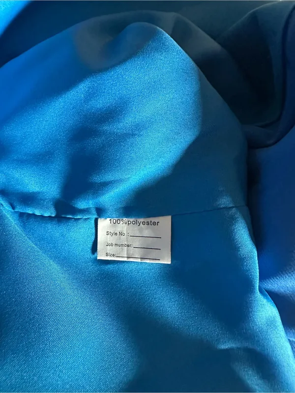 Monvelli Satin Maxi Slip Dress Blue Size 4 NWT - Image 7