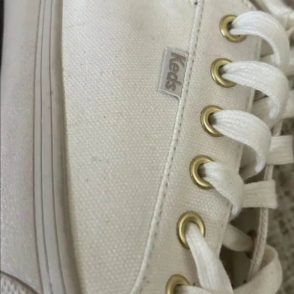 Keds Women’s Jump Kick Sneaker, Snow White Canvas, size 10, NWOT - Image 5