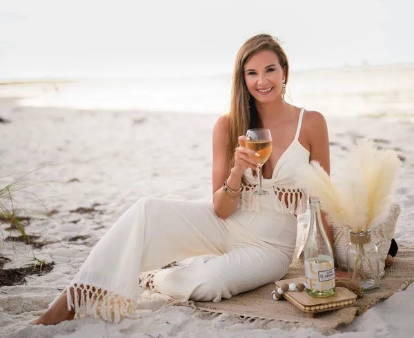 Ivory Fringe Jumpsuit White - Image 4