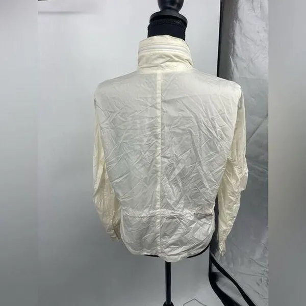Gap windbreaker cream jacket size‎ medium zip up - Image 4