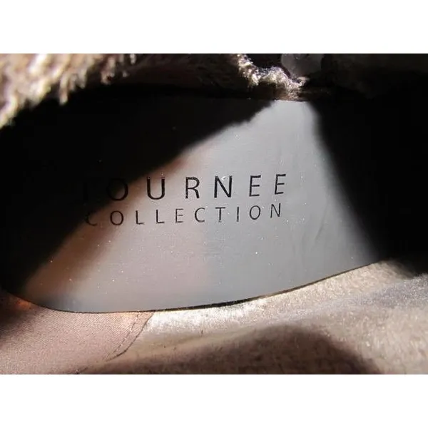 Journee Collection Women’s Leeda Knee‑High Boots Grey 10M - Image 13