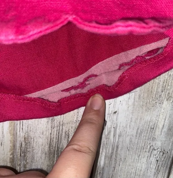 J. Crew Hot Pink Scalloped Shorts •0 - Image 4