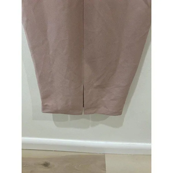 Nookie NWT Women XS Nude Blush Pink Square Neck Midi Dress Minimalist Luxury - Image 8