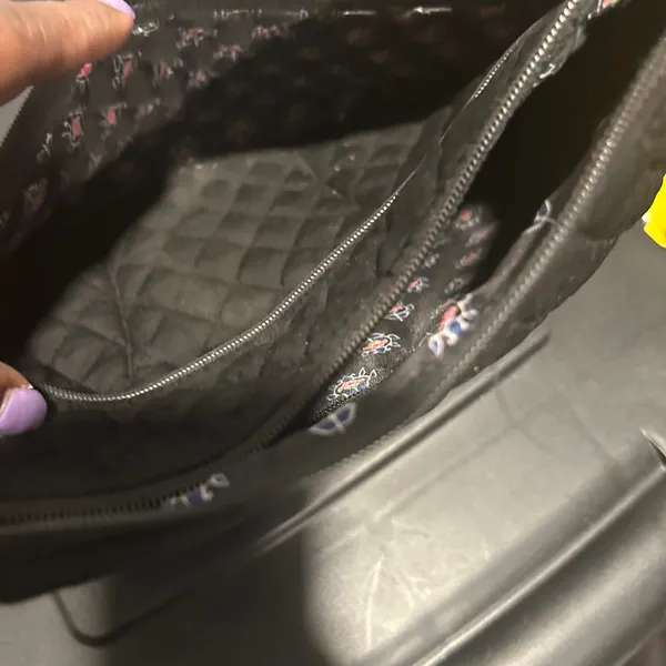 Vera Bradley Black Quilted Women's Bag - Image 11