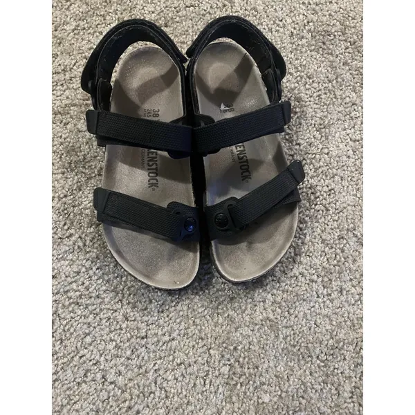 Birkenstock Women Kalahari Birko-Flor Futura Black Sandals US8 EU38 - Image 8