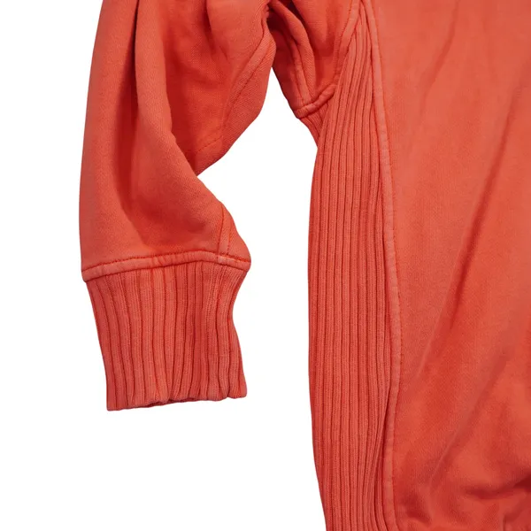 Aerie Mind In The Mtns Crewneck Sweatshirt Coral Orange Ribbed Pullover Womens M - Image 6