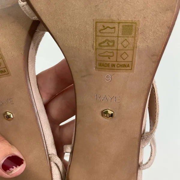 Raye Ankle Wrap Nude Heels Size 9‎ - Image 7