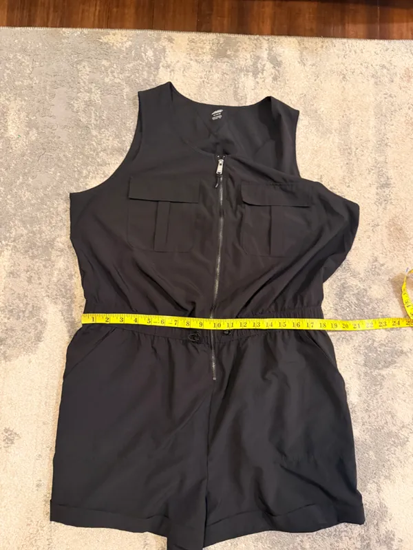 Avia Black Activewear Romper - Image 6