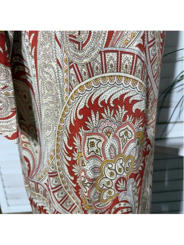 Vintage Wet Seal Y2K maxi dress boho hippie paisley festival fairy whimsigoth M - Image 14
