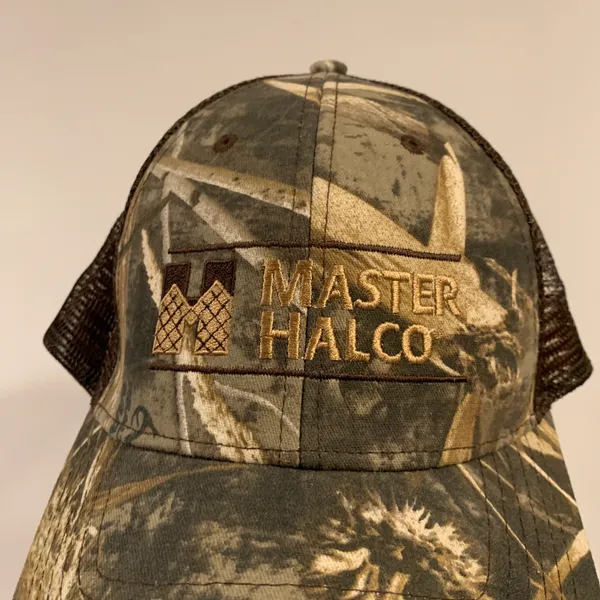 Camouflage Mesh Back Camo Trucker SnapBack Hat - Image 2
