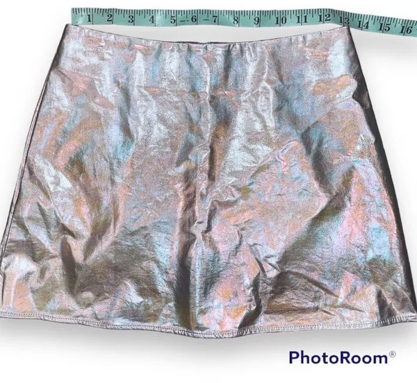 Holographic Mini Skirt - Image 7