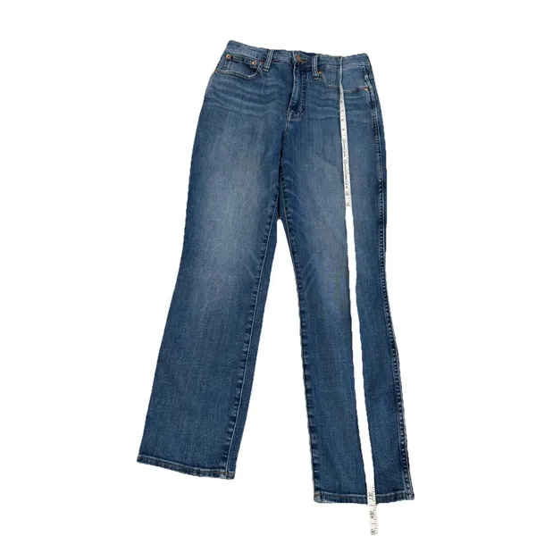 J Crew Vintage Slim Straight Jeans Women 27** High Rise Stretch Travel Vacation - Image 7