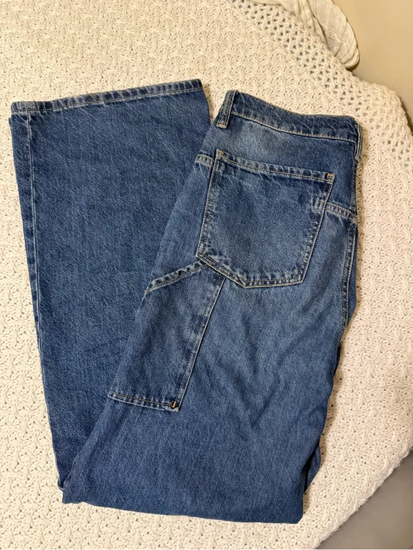 We The Free Straight-Leg Tinsley Baggy High Rise Straight Leg 30 - Image 12