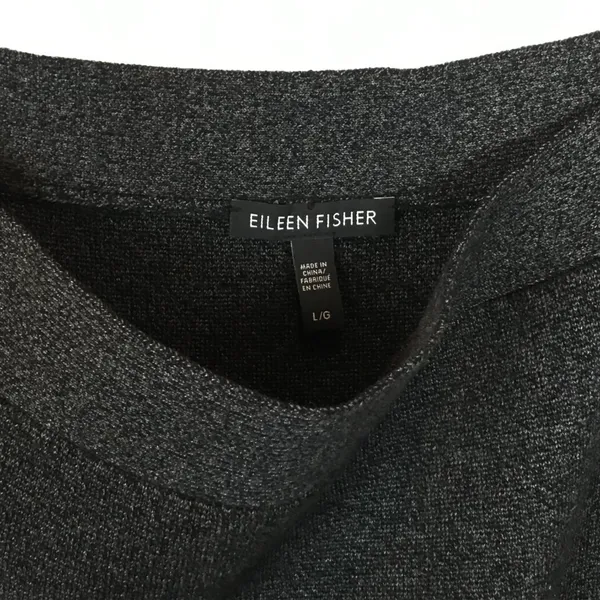 Womens Size Large Eileen Fisher Pencil in Sleek Tencel Merino Interlock Skirt - Image 6