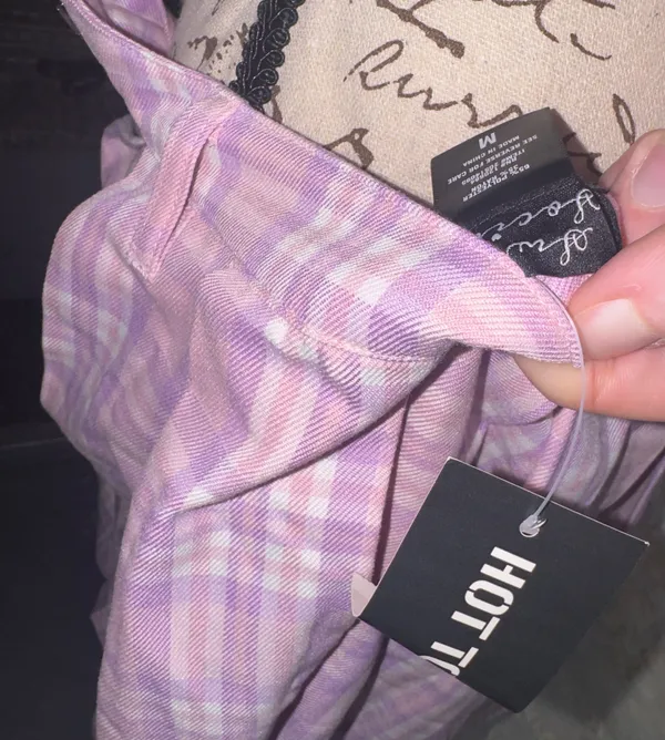 New with tags Medium Hot Topic Sweet Society Pink & Lavender Plaid Pleated Skirt - Image 5