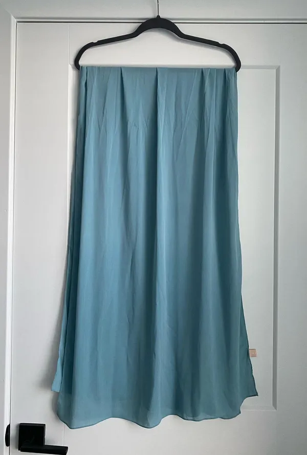 VOILE CHIC Premium Chiffon Light Blue Hijab Scarf For Women - Image 2