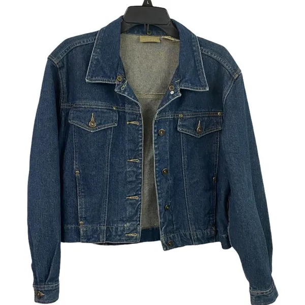 Liz Claiborne Jean Denim Jacket Size Medium - Image 2