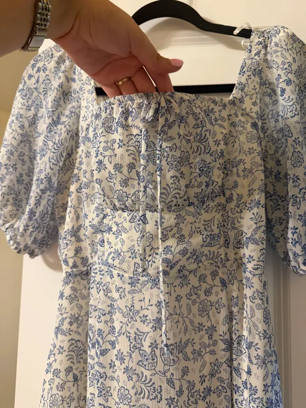 blue midi dress - Image 3