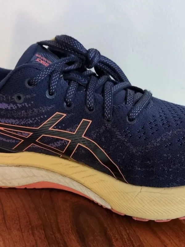 Asics Gel Kayano 29 Women’s Sz 9 Stability Running Sneakers Blue Midnight Papaya - Image 8