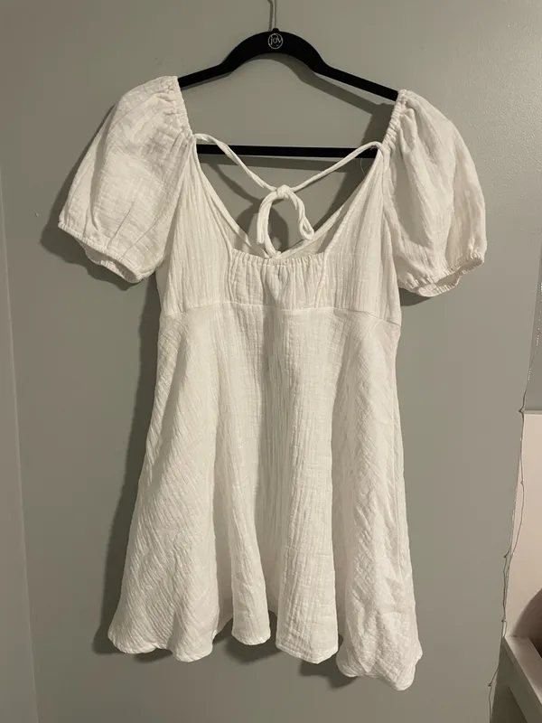 Francesca's White Baby Doll Dress - Image 2