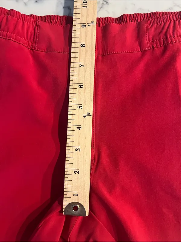 Nike Golf Fit Dry Womens Cropped Pants Red Sports Athletic Medium - Image 5