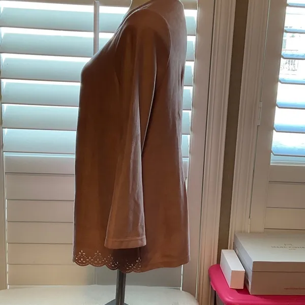Motherhood Maternity Mauve V-Neck Blouse - Image 6