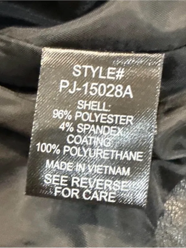 Zenana Virginia Black Vegan Leather Moto Jacket Size M NWT - Image 8