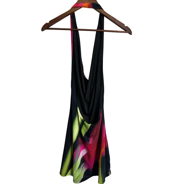 White Fox Straight Through Mini Dress in Berry Lush Womans Large - Image 3