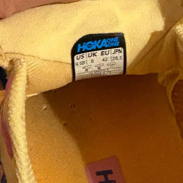 Hoka Mach 5 Running Shoes in Orange, Pink, & Blue - Image 14