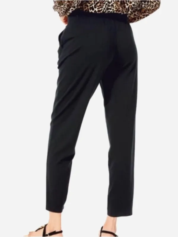 Lilly Pulitzer Malani Knit Black Pants Pull-on Relaxed Straight Leg XS Travel - Image 4
