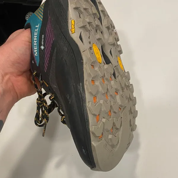 Merrell Women's MQM 3 Gore-Tex Black and Teal Trail Running Shoes - 6 - Image 7