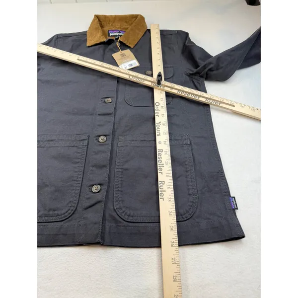 Patagonia Women's Point Reyes Canvas Coat Ink Black Size XS NWT $159 Retail - Image 6