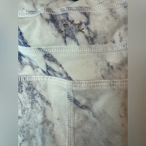 Varley Women’s Performance Windsor Tight Teal‎ Marble Leggings Size XXS - Image 10