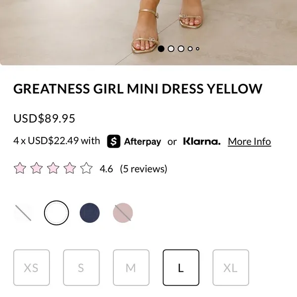 Pale Yellow Hello Molly Dress - Image 7