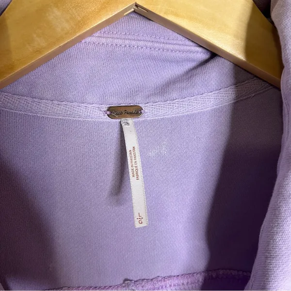 Free People Lavender Teddy Shacket - Image 4