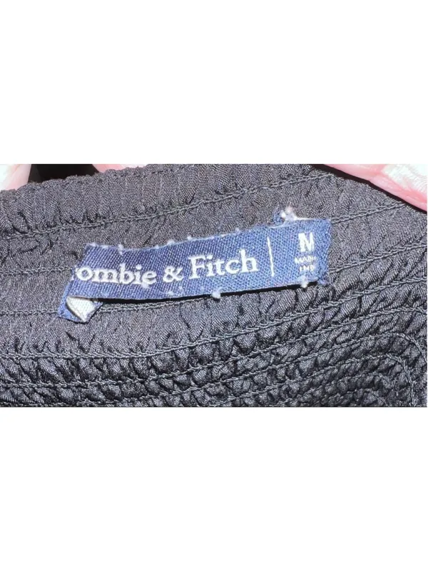 Abercrombie & Fitch Black Midi Dress M - Image 6