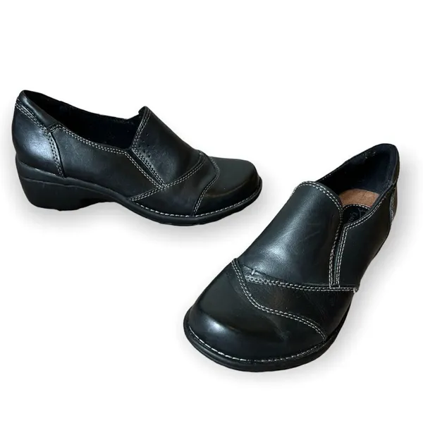 Earth Origins Black Leather “Victoria” Loafer - Image 11