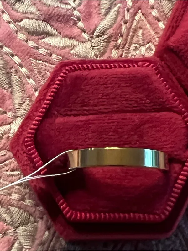 Men’s Luxury Collection Titanium Steel Polished Finish 2mm Band Size 9 - Image 2