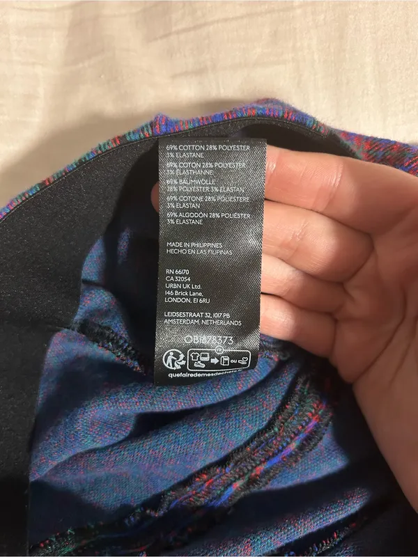 Maeve The Margot Kick-Flare Cropped Plaid Pants Size XS - Image 4
