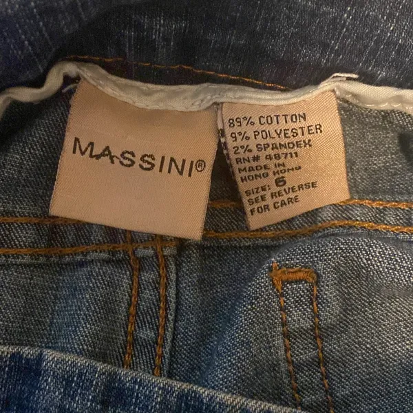 Massani Blue Jeans Size 6 - Image 4